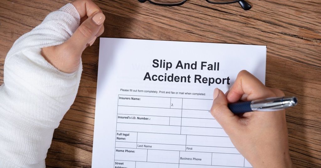 Reporting Slip and Fall Accident