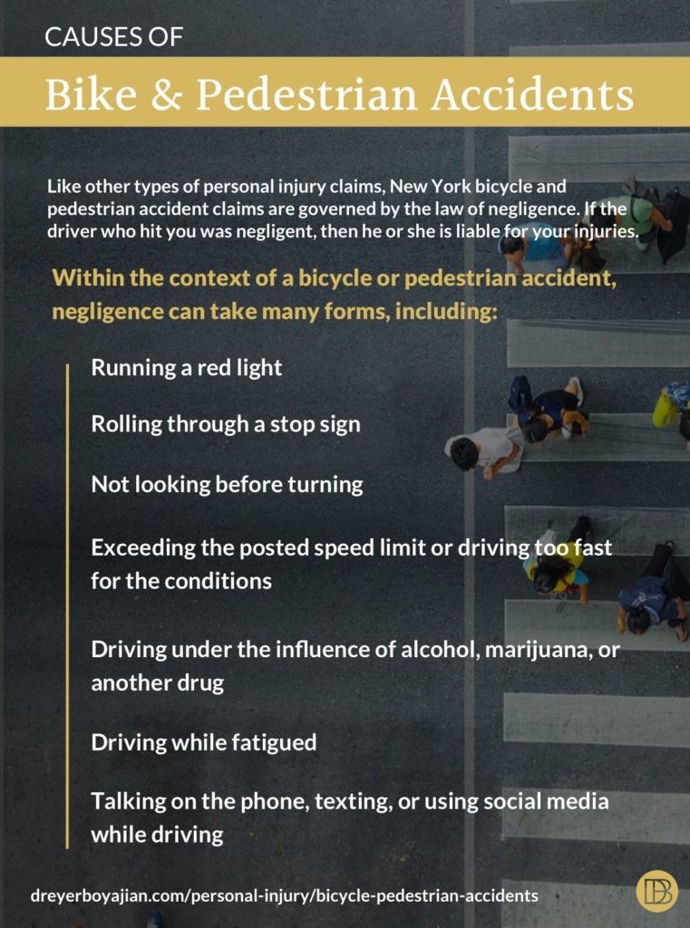 Causes of Bike and Pedestrian Accidents